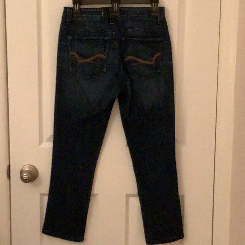 Nine West Cropped Dark Washed Jeans